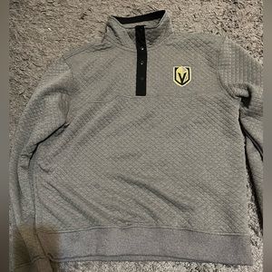 XL Vegas Golden Knights pullover half zip sweater